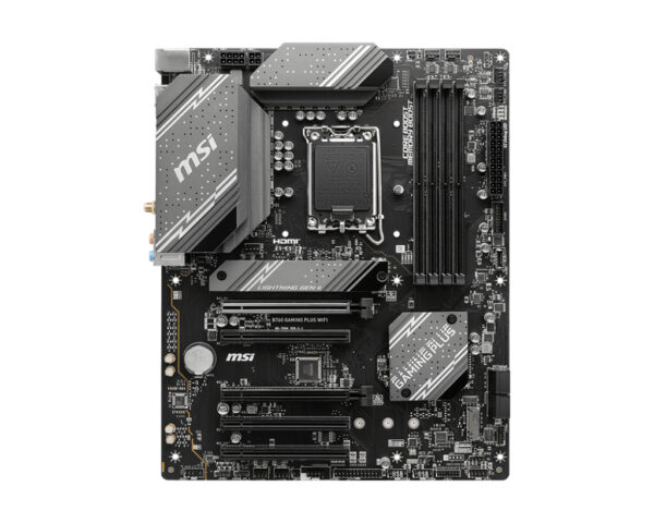 Placa base msi 1700 b760 gaming plus wifi atx -  4x ddr5 -  4x sata3 -  2x usb 3.2 -  1x usb tipo c -  4x usb 2.0 911 - 7d98 - 007 - Imagen 2