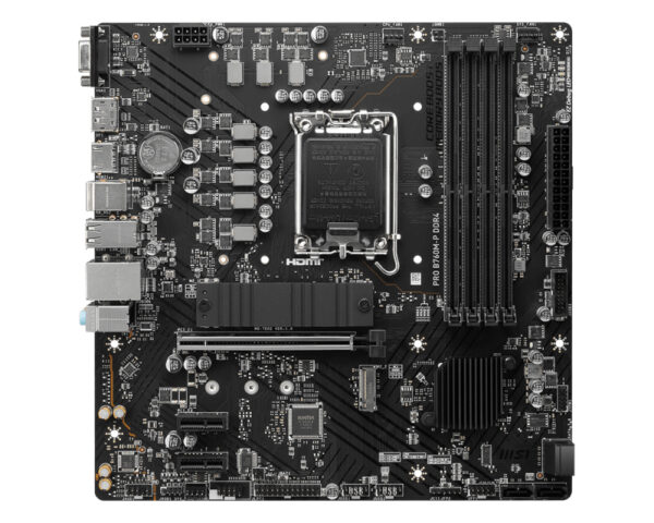 Placa base msi 1700 pro b760m - p m - atx -  4x ddr5 -  4x sata3 -  2x usb 3.2 -  1x usb tipo -  4x usb 2.0 911 - 7e02 - 009 - Imagen 2