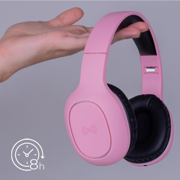 Auriculares inalambricos forever bth - 505 color rosa - Imagen 2