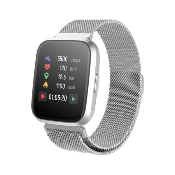 Reloj smartwatch forever forevigo 2 sw - 310 silver color plata - Imagen 2