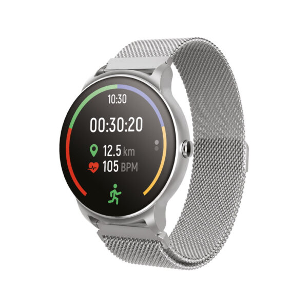 Reloj smartwatch forever forvive 2 sb - 330 silver color gris - Imagen 2