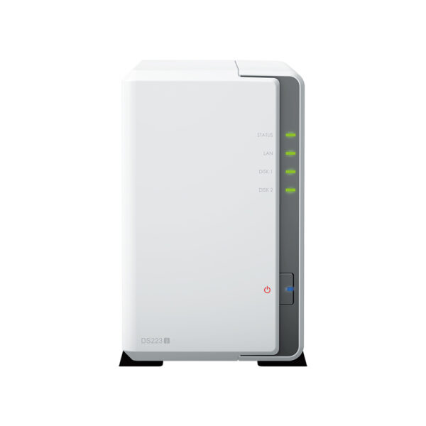 Servidor nas synology disk station  ds223j 1gb 2 bahias raid ethernet gigabit - Imagen 2