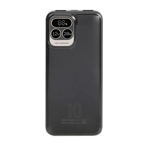 Powerbank rivacase va2511 10000mah negro - Imagen 2