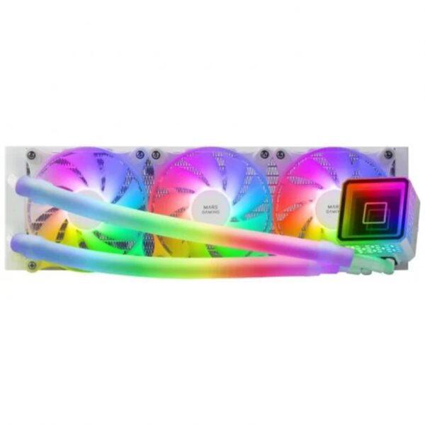 Kit de refrigeracion mars gaming ml - ultra360 blanco 650w 3 x 120mm rgb - Imagen 2