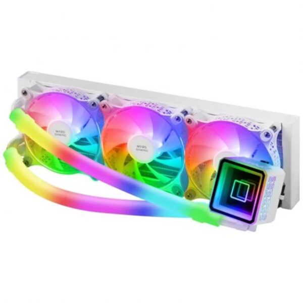 Kit de refrigeracion mars gaming ml - ultra360 blanco 650w 3 x 120mm rgb - Imagen 3