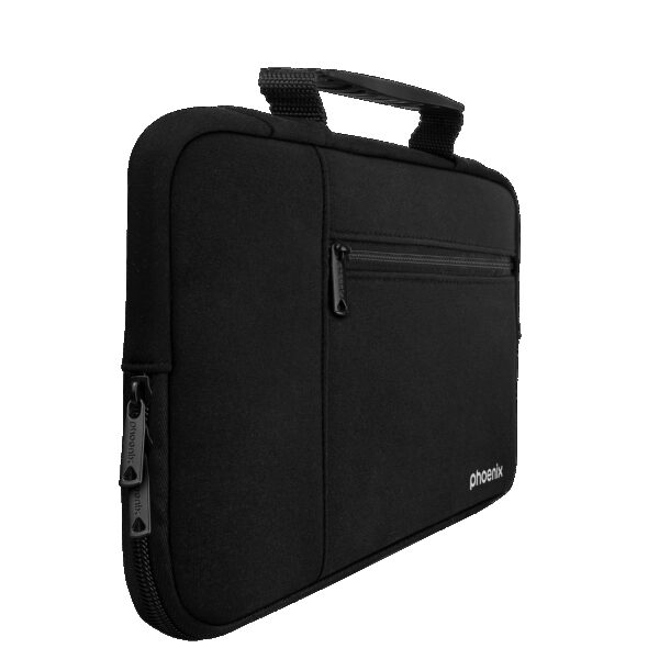 Maletin funda phoenix de neopreno para tablet o portátil 11 pulgadas negra - Imagen 2