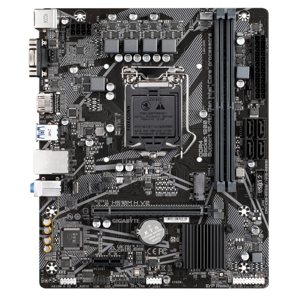 Placa base gigabyte h510m h v2 1200 m - atx -  solo 10º generacion - Imagen 2