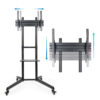 Soporte de suelo tv tooq fs1170m - b ramses 37 pulgadas -  70 pulgadas - Imagen 3
