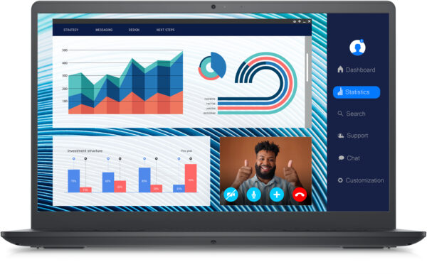 Portatil dell vostro 3420 12thv negro carbon i7 - 1255u -  16gb -  ssd 512gb -  14 pulgadas -  w11p - Imagen 2