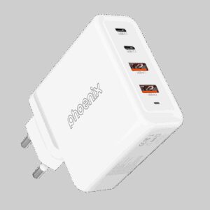 Cargador tipo c 100w gan phoenix universal para portatil tablet o smartphone carga rapida