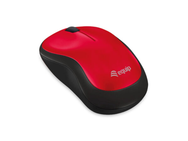 Mouse raton equip comfort wireless inalambrico - 1200dpi - rojo - Imagen 2