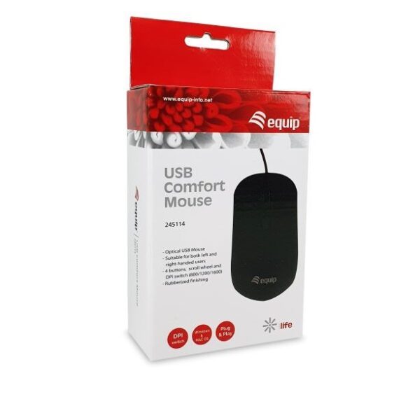 Mouse raton equip life optico - usb - 1600dpi - Imagen 3