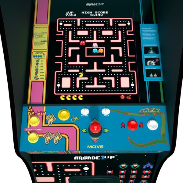Maquina arcade arcade1up ms. pac - man vs galaga class of 81 deluxe - Imagen 2