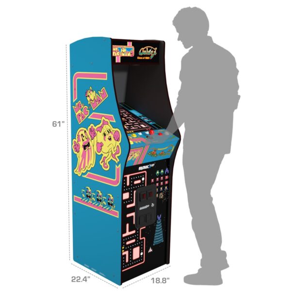 Maquina arcade arcade1up ms. pac - man vs galaga class of 81 deluxe - Imagen 3