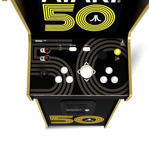 Maquina arcade arcade1up atari 50 aniversario deluxe 50 juegos en 1 - Imagen 3