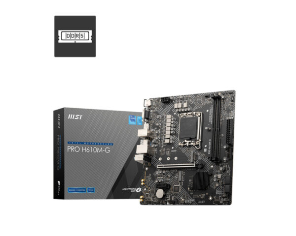 Placa base msi 1700 h610m - g ddr5 matx