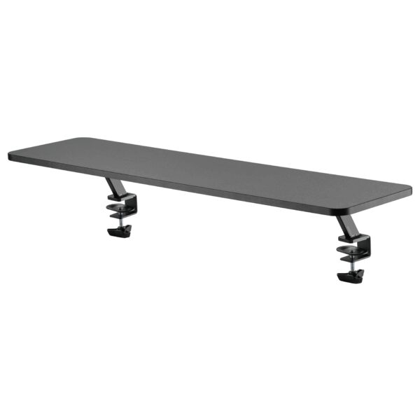 Elevador de monitor para escritorio mesa gaming phoenix riser pro 100 x 26 cm madera mdf fijación universal ajustable - Imagen 2