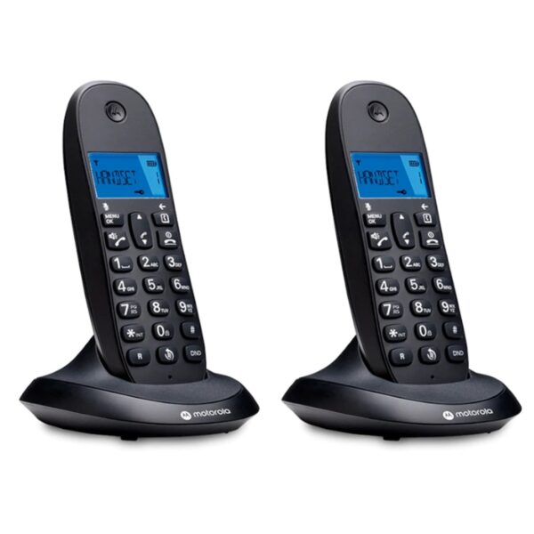 Telefono fijo inalambrico motorola c1002 cb+ negro - Imagen 3