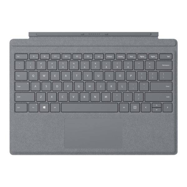 Teclado microsoft surface pro type cover para surface pro 3 - 4 carbon claro