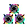 Kit ventiladores cpu gaming unykach ring led argb 3 x 120mm - Imagen 2