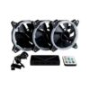 Kit ventiladores cpu gaming unykach ring led argb 3 x 120mm - Imagen 3
