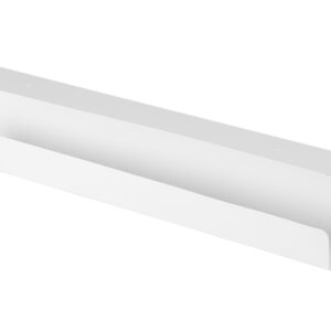Bandeja organizador de cables para escritorio blanco