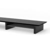 Phoenix harmony estante elevador de monitor en madera para escritorio negro con bandeja forrada en fieltro - Imagen 2