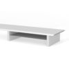 Phoenix harmony estante elevador de monitor en madera para escritorio blanco con bandeja forrada en fieltro - Imagen 2
