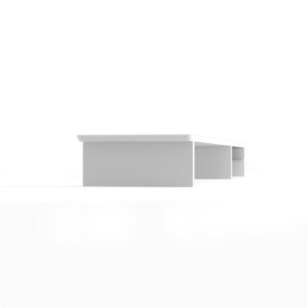 Phoenix harmony estante elevador de monitor en madera para escritorio blanco con bandeja forrada en fieltro - Imagen 3