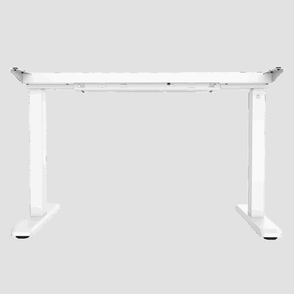 Signa estructura ajustable para escritorio doble motor y 3 segmentos blanca - Imagen 2