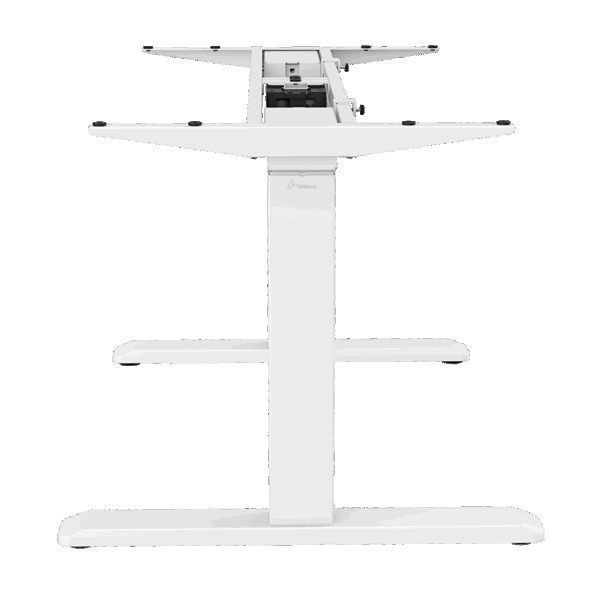 Signa estructura ajustable para escritorio doble motor y 3 segmentos blanca - Imagen 3