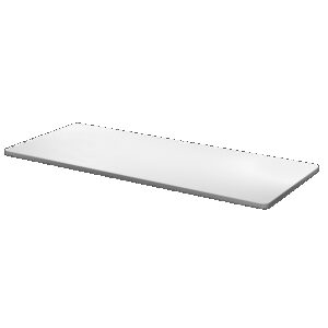 Nature tablero madera mdf blanco 150 x 75 cm