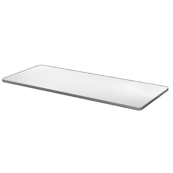 Nature tablero madera mdf blanco 150 x 75 cm
