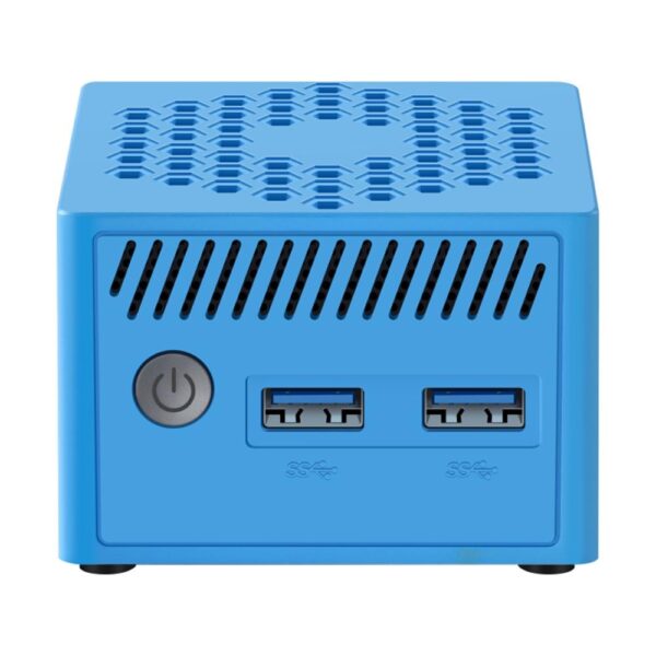Mini ordenador leotec lempc06b n100 8gb 128gb azul - windows 11 pro preinstalado - licencia de activacion no incluida