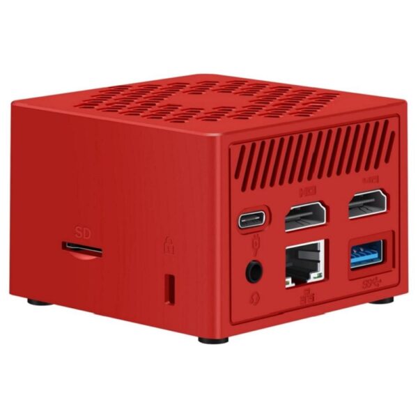 Mini ordenador leotec lempc06r n100 8gb 128gb rojo - windows 11 pro preinstalado - licencia de activacion no incluida - Imagen 2