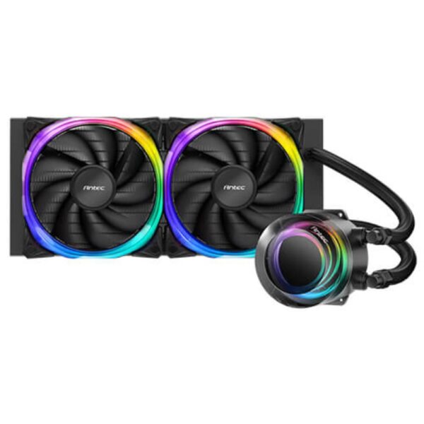 Kit refrigeracion liquida cpu antec vortex 240 2 x 120mm negro argb - Imagen 2