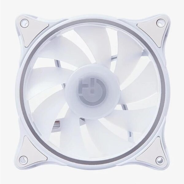 Ventilador caja gaming hiditec argb - n - 18 120mm blanco - Imagen 3