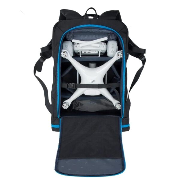 Mochila rivacase 7890 borneo xl dron para portatil 16 pulgadas negro - Imagen 2