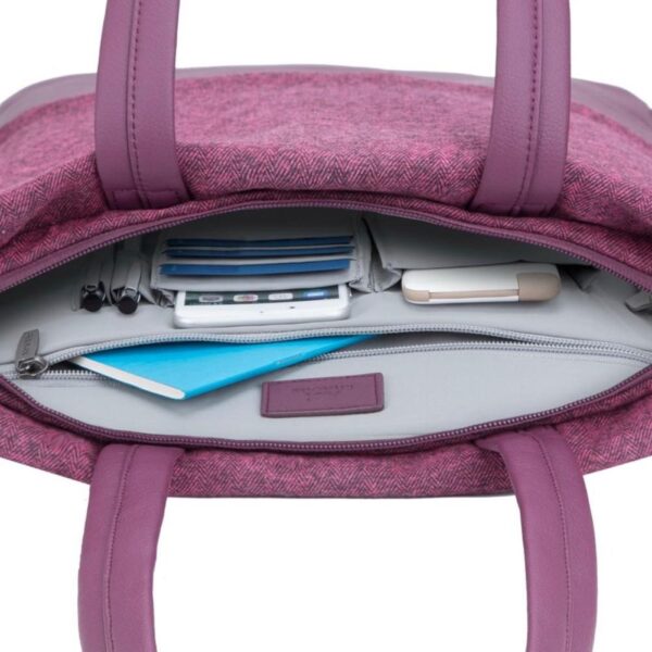 Bolsa rivacase 7991 ultrabook para portatil 13.3 pulgadas roja - Imagen 2