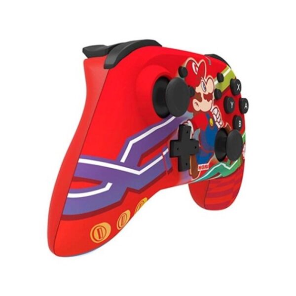 Gamepad hori nintendo switch super mario bros edicion especial inalambrico rojo - Imagen 2
