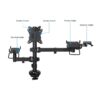 Soporte mesa tooq hasta 32 pulgadas vesa 100 x 100 max 9kg - brazo - Imagen 2