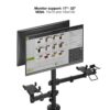 Soporte mesa tooq hasta 32 pulgadas vesa 100 x 100 max 9kg - brazo - Imagen 3