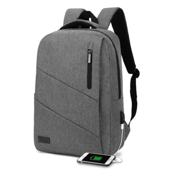 Mochila para portatil subblim city 15.6 pulgadas gris - Imagen 2
