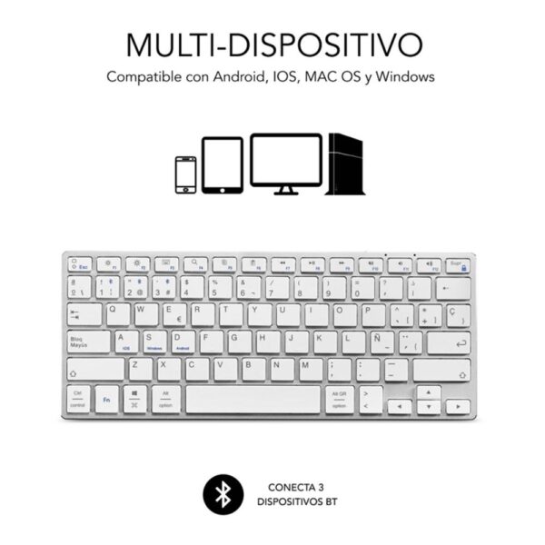 Teclado subblim keyboard advance compact inalambrico - Imagen 2
