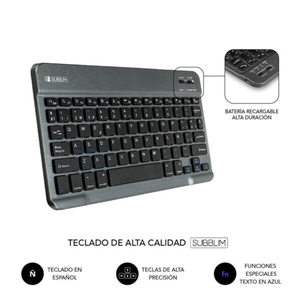 Funda + teclado subblim para lenovo tab m10 fhd+ 10.3 pulgadas tb - x60 - Imagen 3