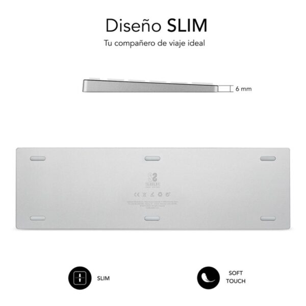 Teclado subblim keyboard advance extended inalambrico - Imagen 3