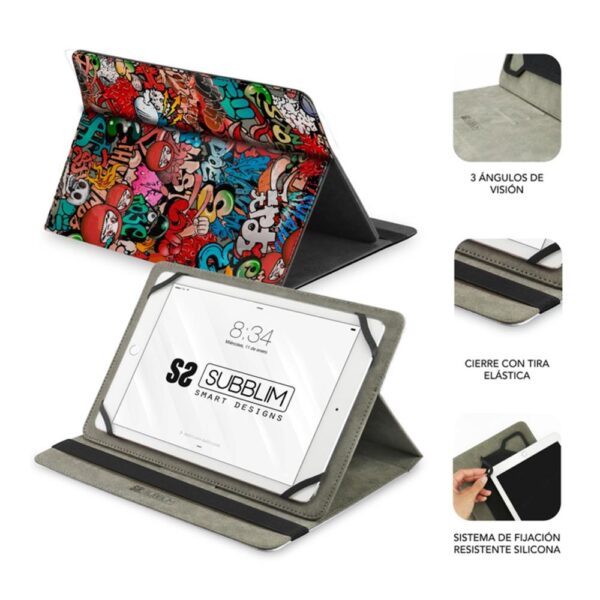 Funda subblim trendy case para tablet 10.1 pulgadas graffiti - Imagen 2