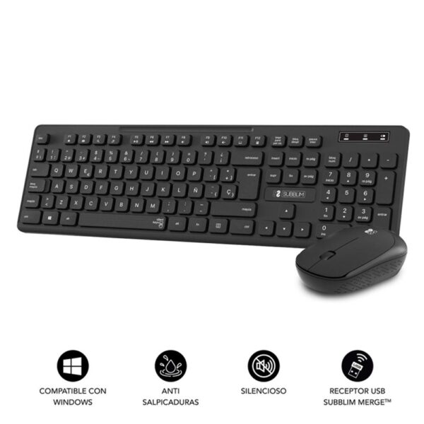 Teclado + raton subblim subkbc - cssw10 inalambrico - Imagen 2