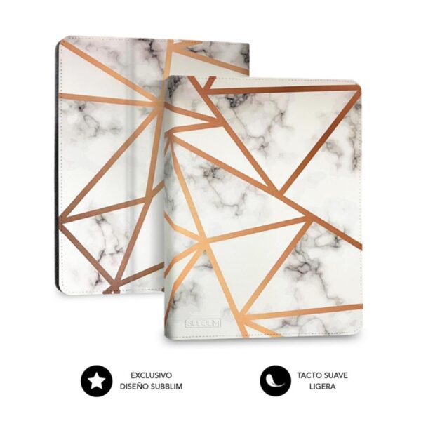 Funda subblim subkt5 - bttw10 para tablet 11 pulgadas trendy marmol blanco - Imagen 2