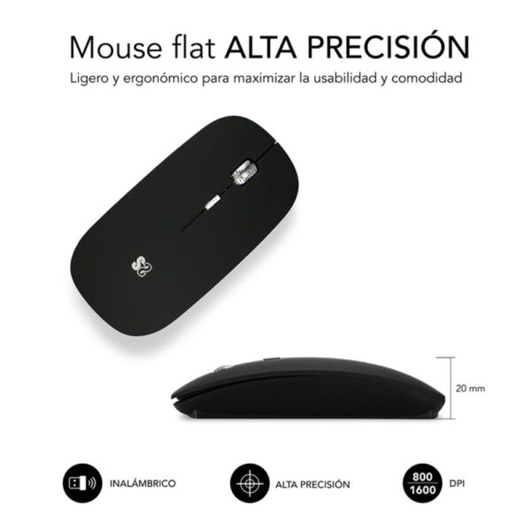 Maletin + raton subblim para portatil 15.6 pulgadas negro - Imagen 3